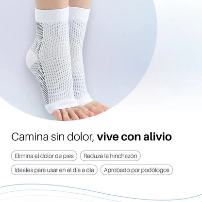 Medias De Compresión - Obtén Alivio Instantáneo De Pies Hinchados Y Adoloridos