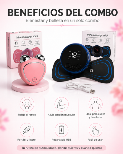 Combo Masajeador Corporal + Facial Reafirmante
