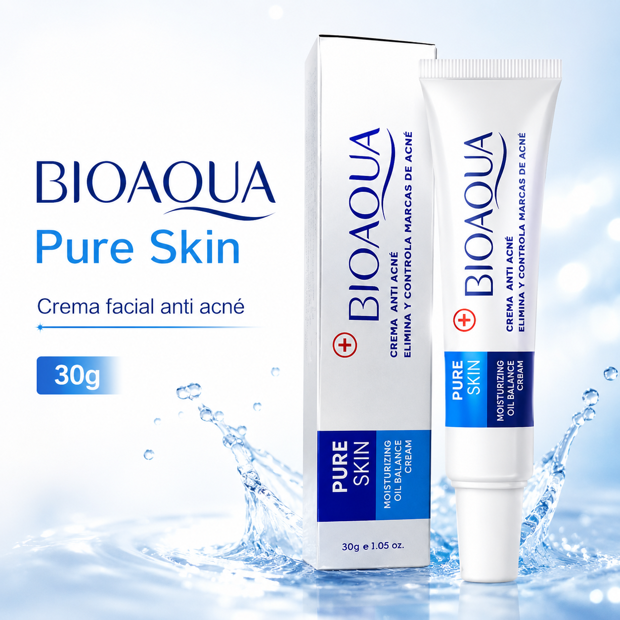 CREMA ANTI ACNÉ BIOAQUA 30G
