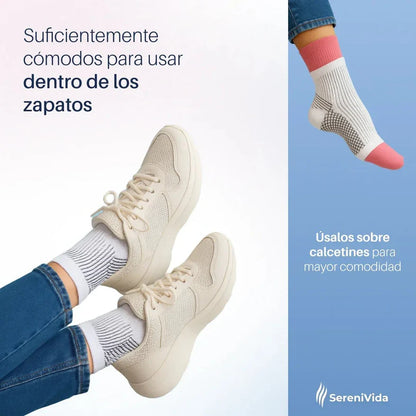 Medias De Compresión - Obtén Alivio Instantáneo De Pies Hinchados Y Adoloridos